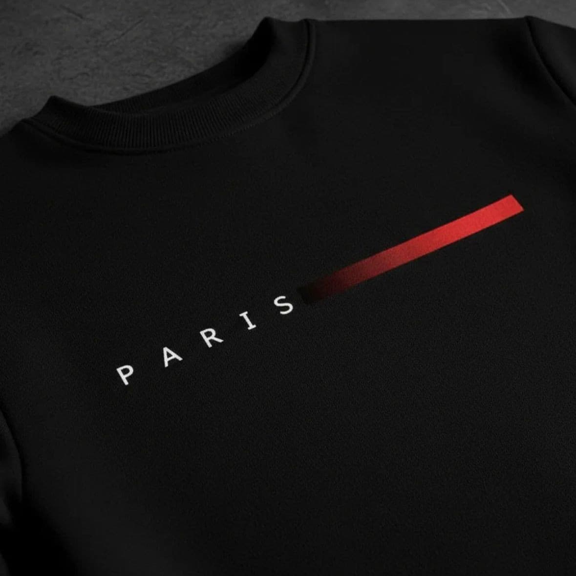 Moletom Masculino Gola Careca Flanelado Paris Suéter Frio (2 cores)